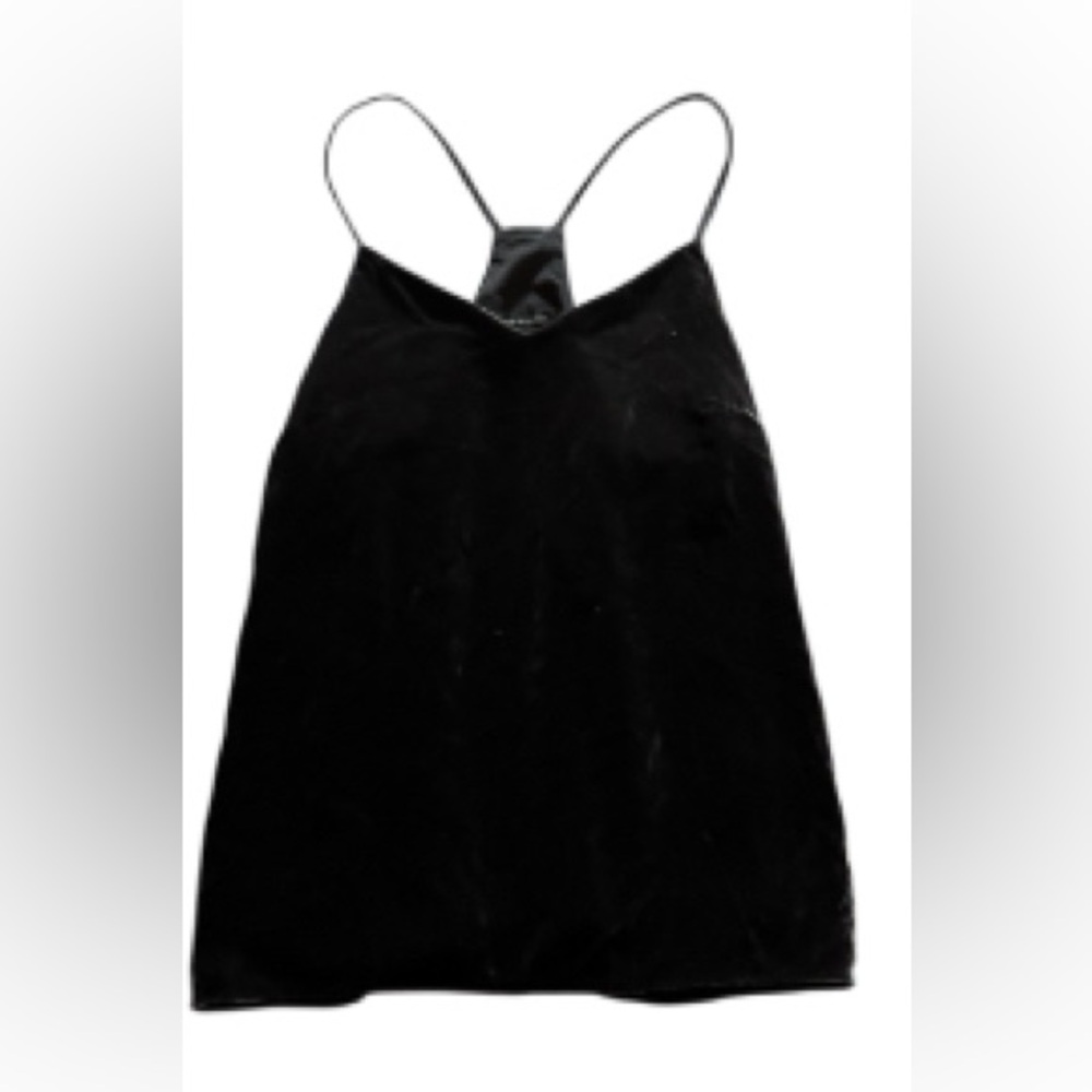 Banana RepublicBlack Velvet Spaghetti Strap Top